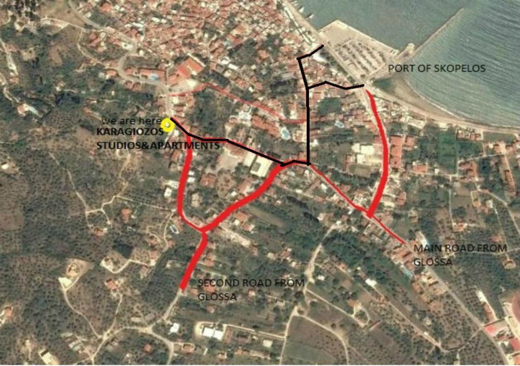 Karagiozos Studios & Apartments Σκόπελος Εξωτερικό φωτογραφία